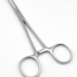 Allis tissue forceps 6 inch 5x6 teeth stainless steel ratchet handle