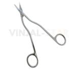Heath suture scissor 6.5 inch angled blade surgical instrument - VS Surgico