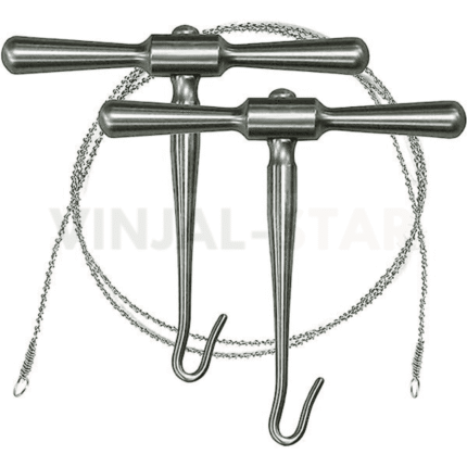 Gigli saw wire with detachable handles - VS Surgico orthopedic manufacturer