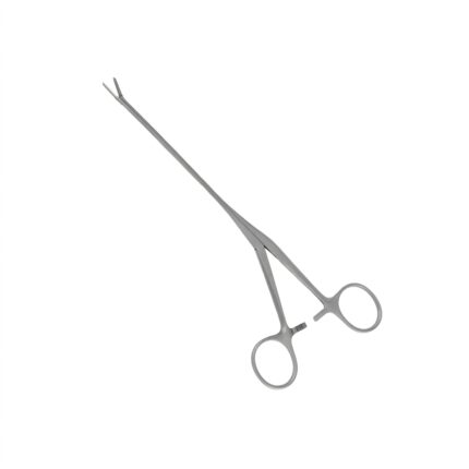 Meniscus Grasping Clamp curved serrated jaw orthopedic knee instrument