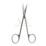 4 5/8″ Plastic Scissors – Curved Pointed Blades | VS Surgico