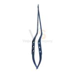 Malis Type Bay Titanium Needle Holder 8 3/4″ – Curved Jaw 0.6Mm Tips | VS Surgico
