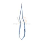 8.75″ Titanium Malis Needle Holder – Bayonet Straight .6Mm Tip Without Lock | VS Surgico