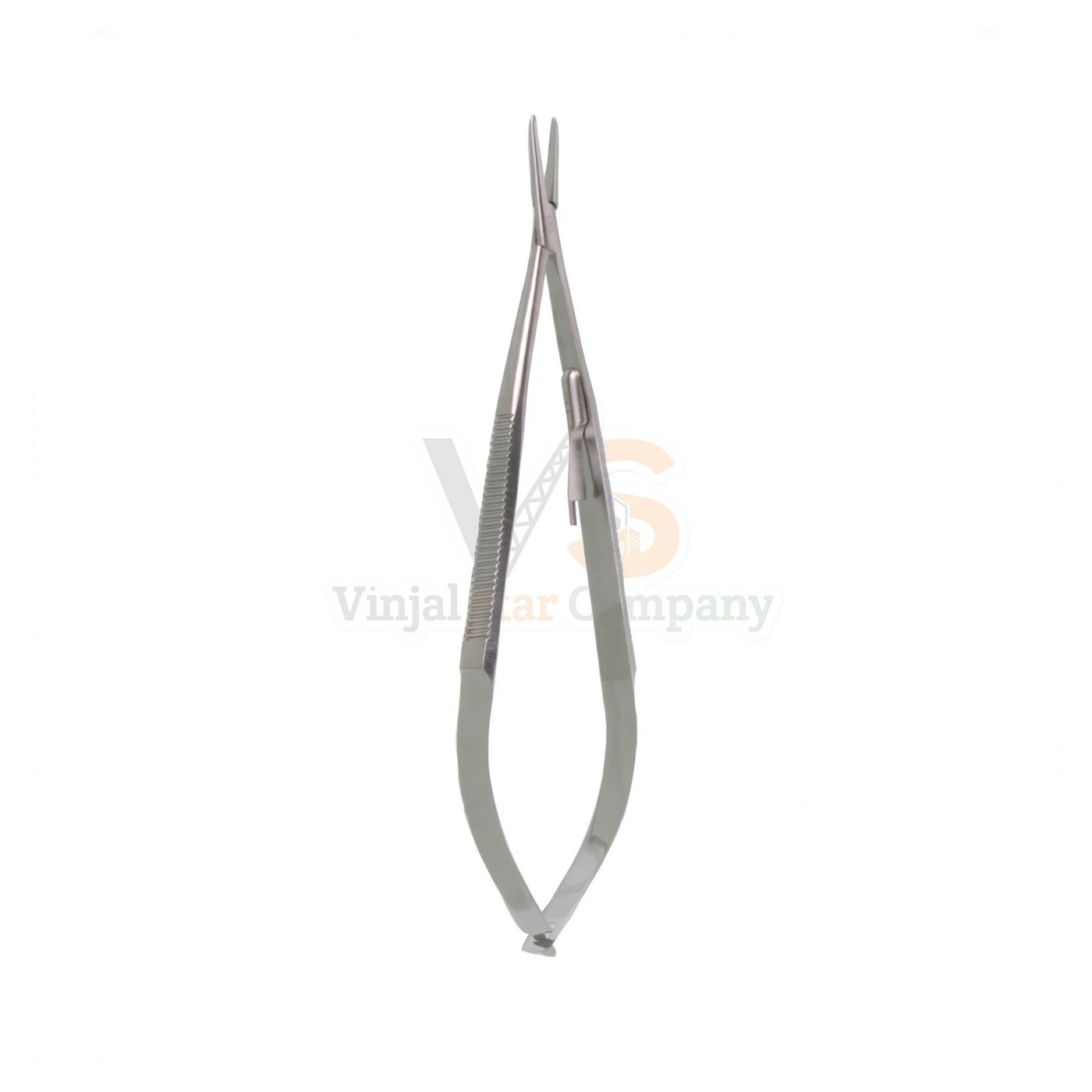80-5060-1-1.jpg Boss Castro Needle Holder – Straight Heavy W/Lock | VS Surgico - Image 1