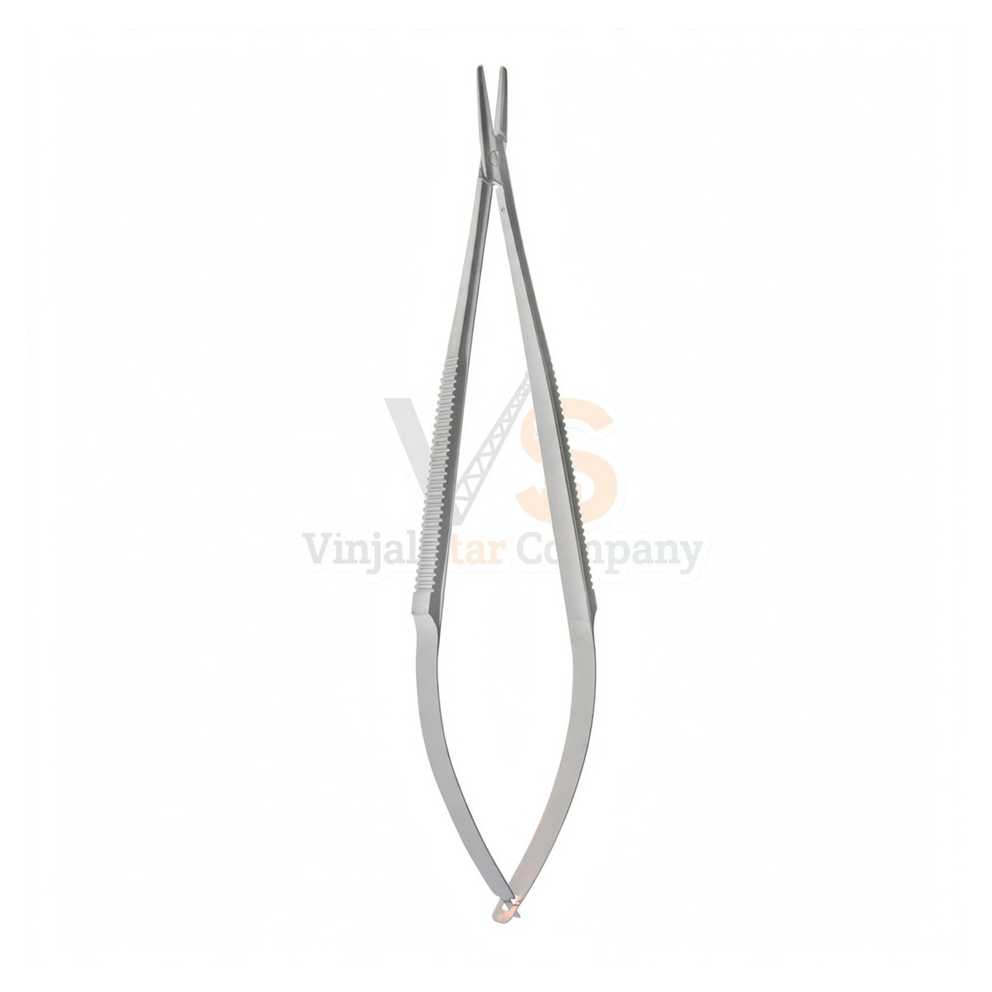 80-5065-1-1.jpg Castro Needle Holder Straight – Heavy 11Mm Jaws 5.6″ Serrated Handle | VS Surgico - Image 1