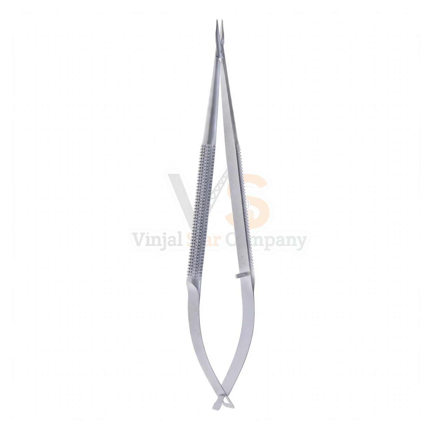 80-5420-1-1.jpg Micropoint Needle Holder – Straight No Lock | VS Surgico - Image 1