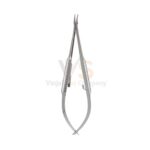 Barraquer Needle Holder – With Lock – Curved | VS Surgico