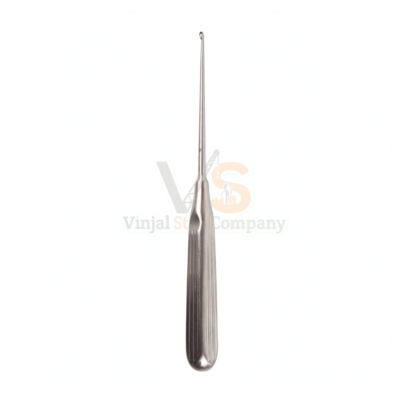 90-1094-1.jpg Endaural Curette, 2.5×4.0Mm Cup, 8″ | VS Surgico - Image 1