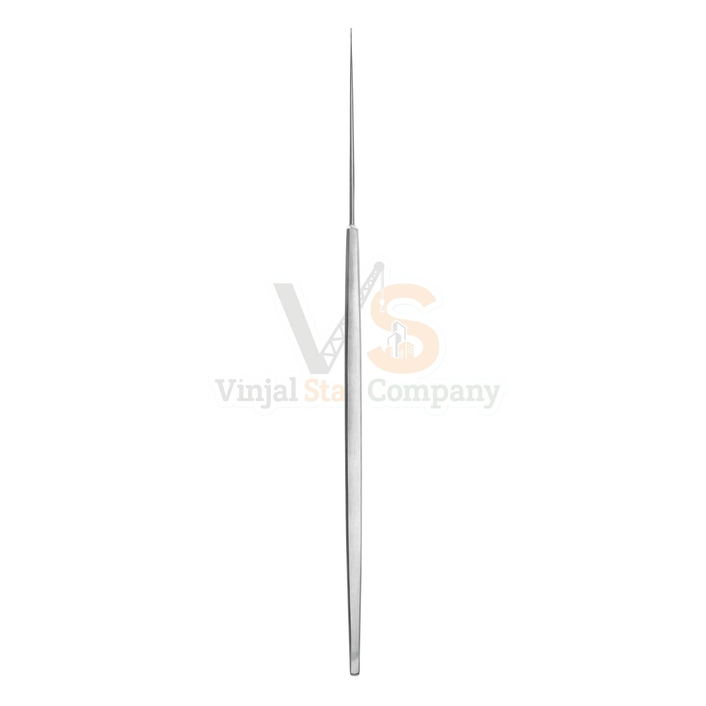 90-3347-1.jpg House Foot Plate Chisel .5Mm 6 1/4″ Strong Curve | VS Surgico - Image 1