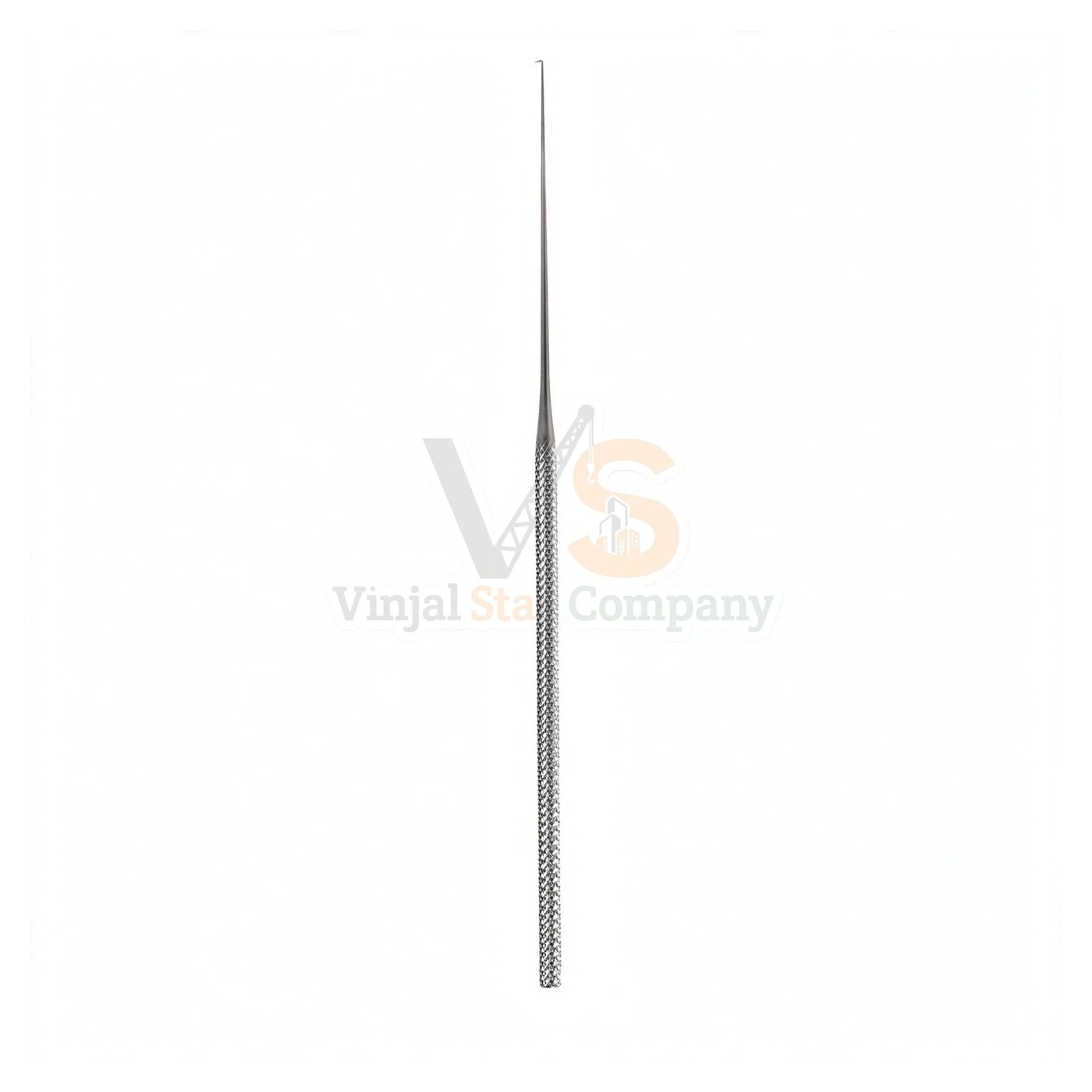 90-3907-1.jpg Foot Plate Hook 1Mm Point Angled 90° On Medium Shaft | VS Surgico - Image 1