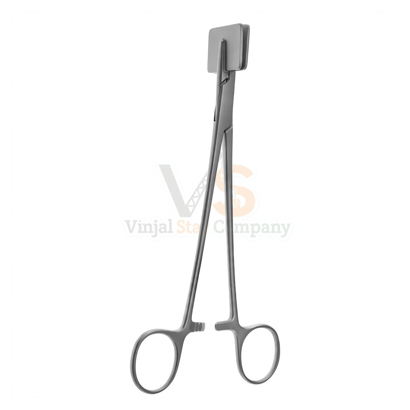 90-4400-1.jpg 7 1/2″ Sheehy Fascia Press 23X31Mm Plate | VS Surgico - Image 1