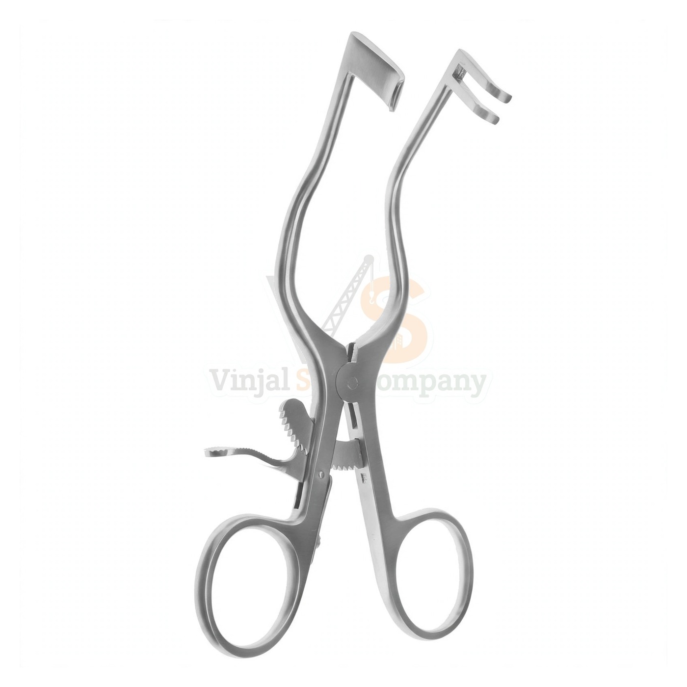 90-4435-1.jpg Bellucci Wullstein Retractor Solid Blade Right | VS Surgico - Image 1