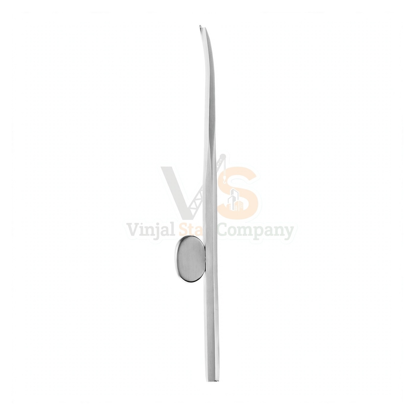 93-0142-1.jpg 6 1/4″ Cook Osteotome 5Mm Cut Edge Left Guard | VS Surgico - Image 1