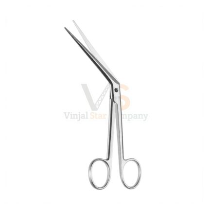 6 1/2″ Seiler Turbinate Scissors Angled On Side Heavy | VS Surgico
