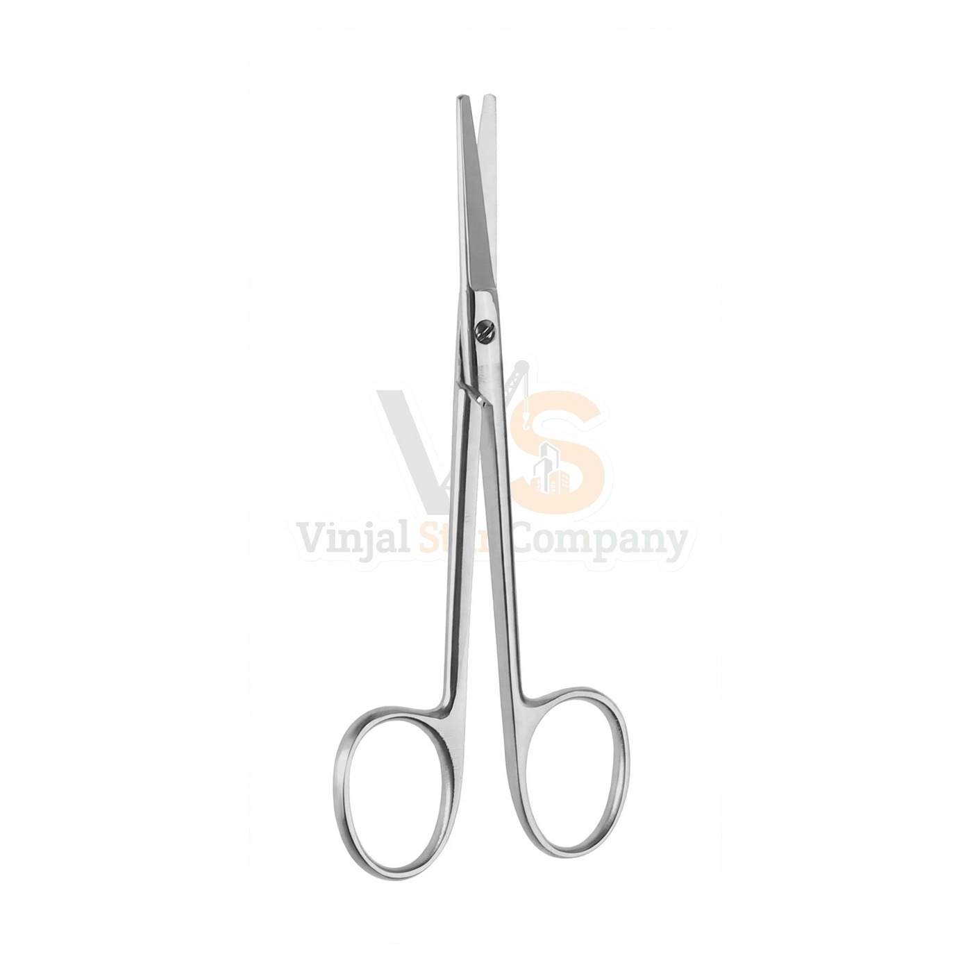93-1524-1.jpg Dorsal Scissors Straight Blunt 4 3/4″ | VS Surgico - Image 1