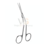 Foman Dorsal Scissors Straight Blade Angled Handle | VS Surgico