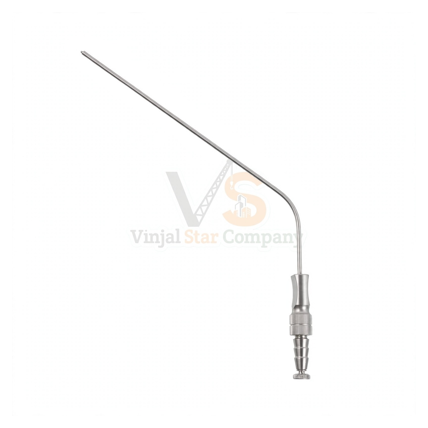 93-8052-1.jpg Ferguson-Frazier Suction Tube 8″ Angled 8Fr. | VS Surgico - Image 1