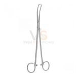7″ White Tonsil Forceps Medium Curve | VS Surgico