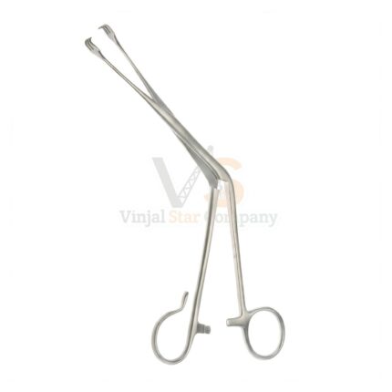7 7/8″ Tivnen Tonsil Forceps Angled 3×3 Teeth | VS Surgico