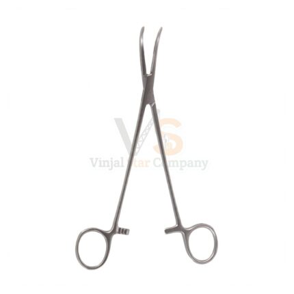 7 1/4″ Schnidt Tonsil Forceps Closed Ring Strong Curve | VS Surgico