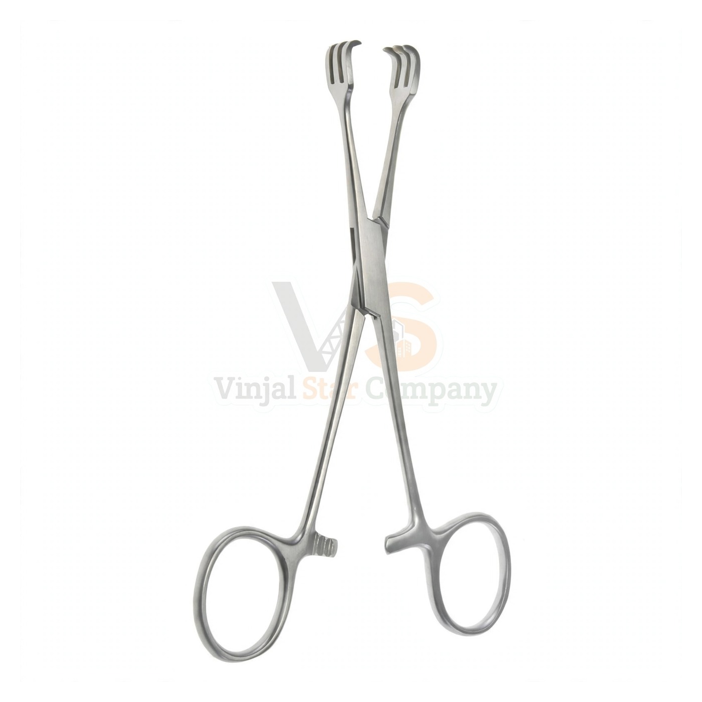 95-3060-1.jpg 6″ ( Triple Hook ) Lahey Traction Forceps 3×3 Prong | VS Surgico - Image 1