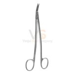 6 5/8″ Dean Tonsil Scissors Angled Serrated Blades | VS Surgico
