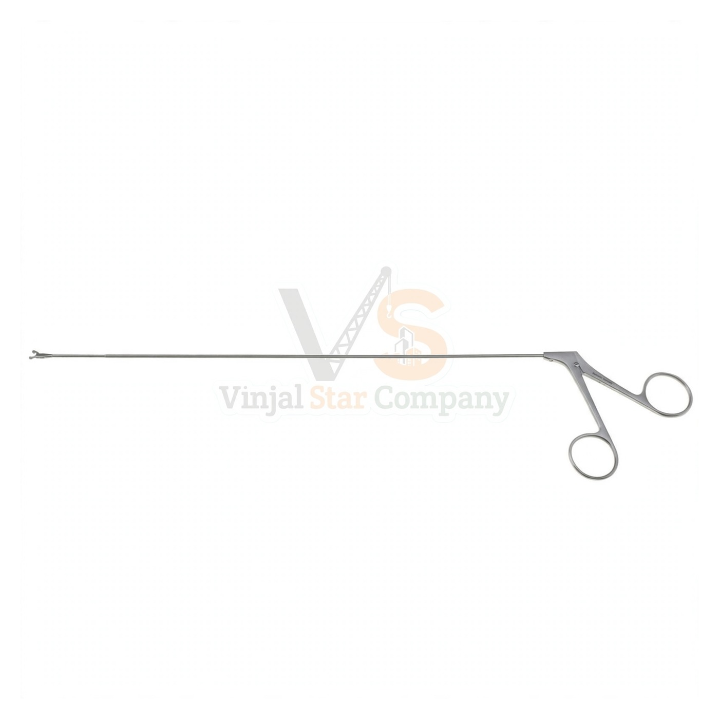 95-9203-1.jpg Kleinsasser Micro Laryngeal Forceps Curved Right | VS Surgico - Image 1
