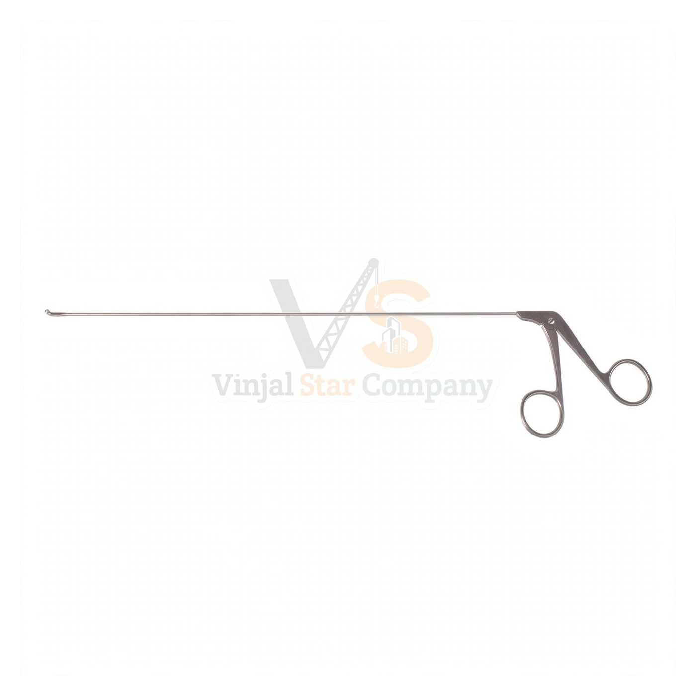 95-9289-1.jpg Micro Subglottic Grasping Forceps Straight 28 cm | VS Surgico - Image 1