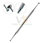 Ball Burnisher #20/21 Double Ended Football Tips 2.3mm–3.6mm | Stainless Steel Dental Instrument – VS Surgico