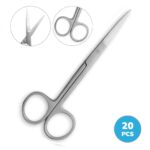 Disposable Iris Scissors 11.5cm Straight, Pack of 20 | VS Surgico