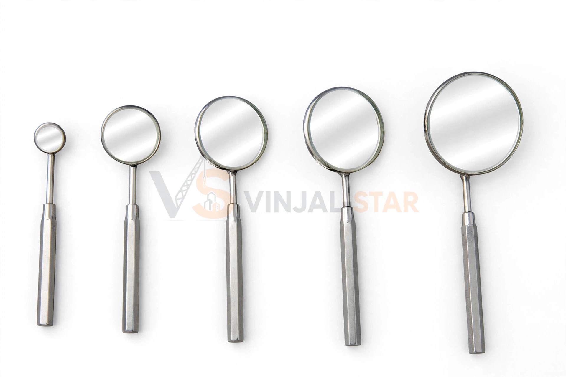 VS-ENT-010-1 Laryngeal Mirror Set 5 Pcs | ENT Diagnostic | VS Surgico - Image 1