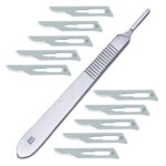 10 Sterile Surgical Blades #15 with Scalpel Knife Handle #3 | VS Surgico