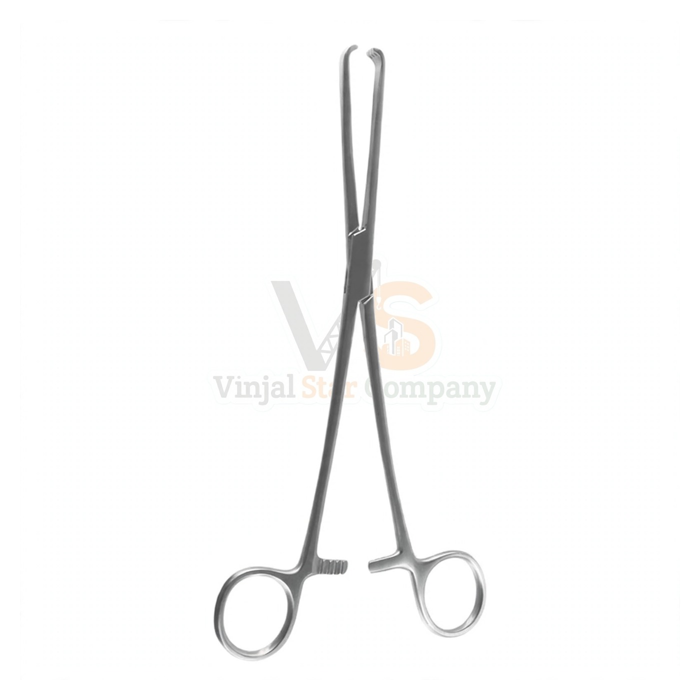 VS-GAP-050-1.jpg 9in Teale Vulsellum Forceps - straight | VS Surgico - Image 1