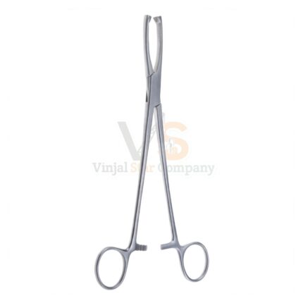 8 1/4in Jacobs Vulsellum Forceps - straight 2x2 teeth | VS Surgico