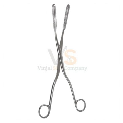 Sopher Ovum Forceps, no ratchet, serrated, 11in | VS Surgico