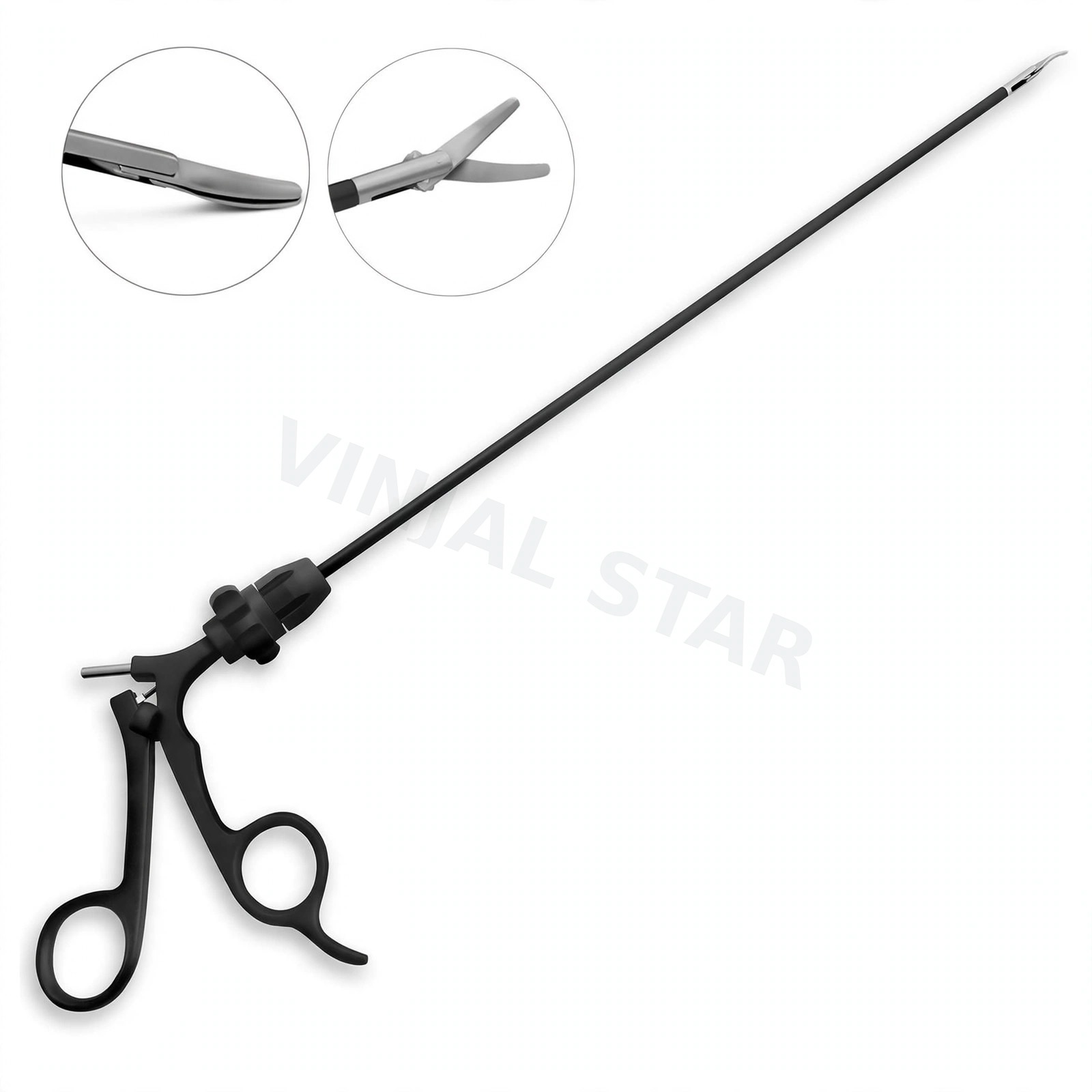 VS-LAP-007-1.jpg Laparoscopic Scissors, Metzenbaum Curved and Straight, 5 mm | VS Surgico - Image 1