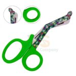 10 EMT Utility Trauma Shears 7 25 Paper Coated Blades Green | Trauma Cutting | VS Surgico
