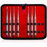 7 Pcs PDL Luxating Root Elevator Set Color Handle | Luxating Elevation | VS Surgico