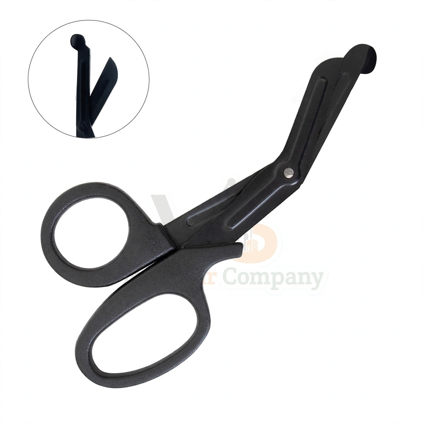 Vinjal Star - 1050 - Vinjal Star Company product photo 2 Full Black EMT Scissors 5 5 Paramedic Utility Bandage Shears | Trauma Cutting | VS Surgico - Image 1