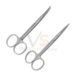 2 Iris Scissors Set 3 5 Straight Curved | Delicate Dissecting | VS Surgico
