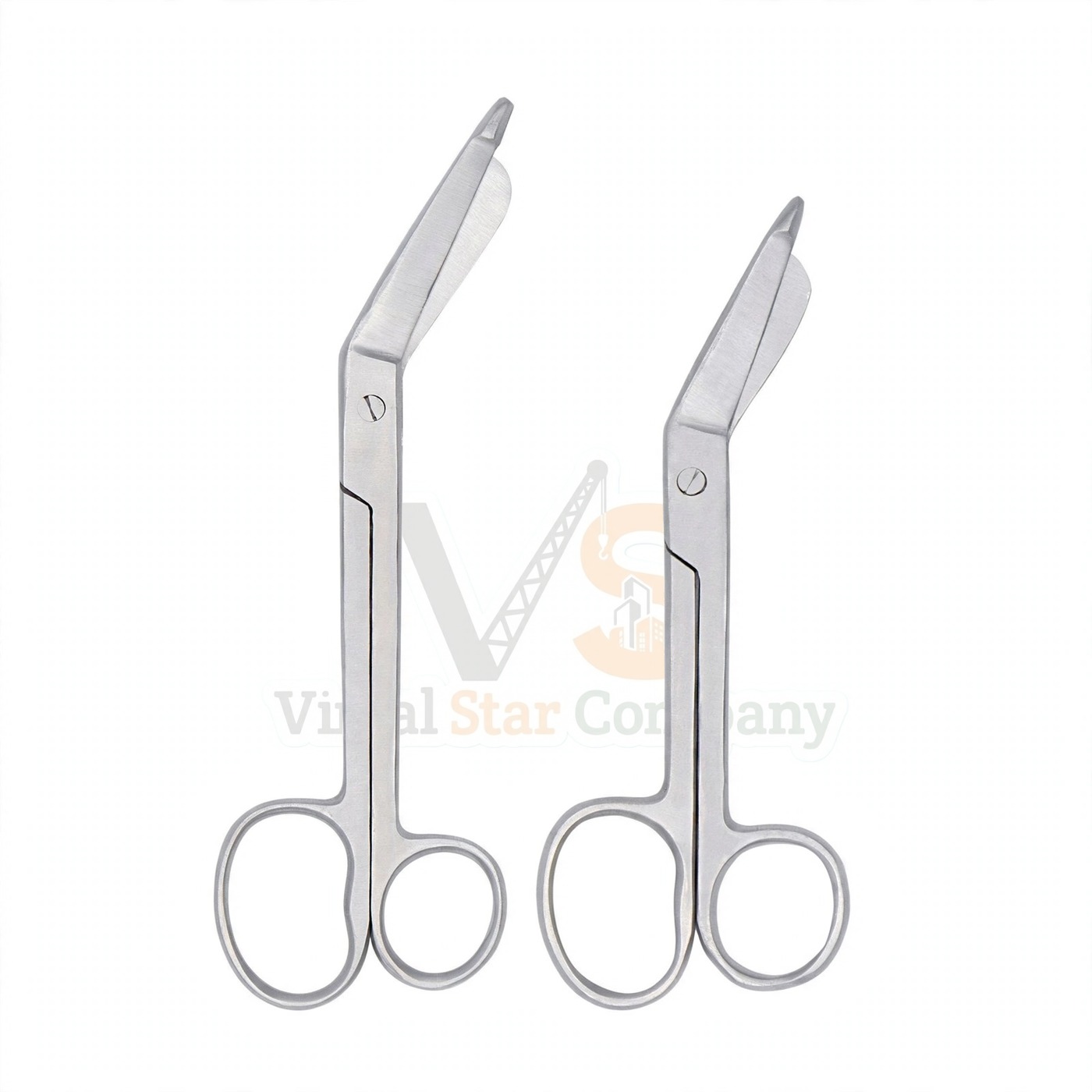 Vinjal Star - 1052 - Vinjal Star Company product photo 2 Lister Bandage Scissors 5 57 25 With One Large Ring | Bandage Cutting | VS Surgico - Image 1
