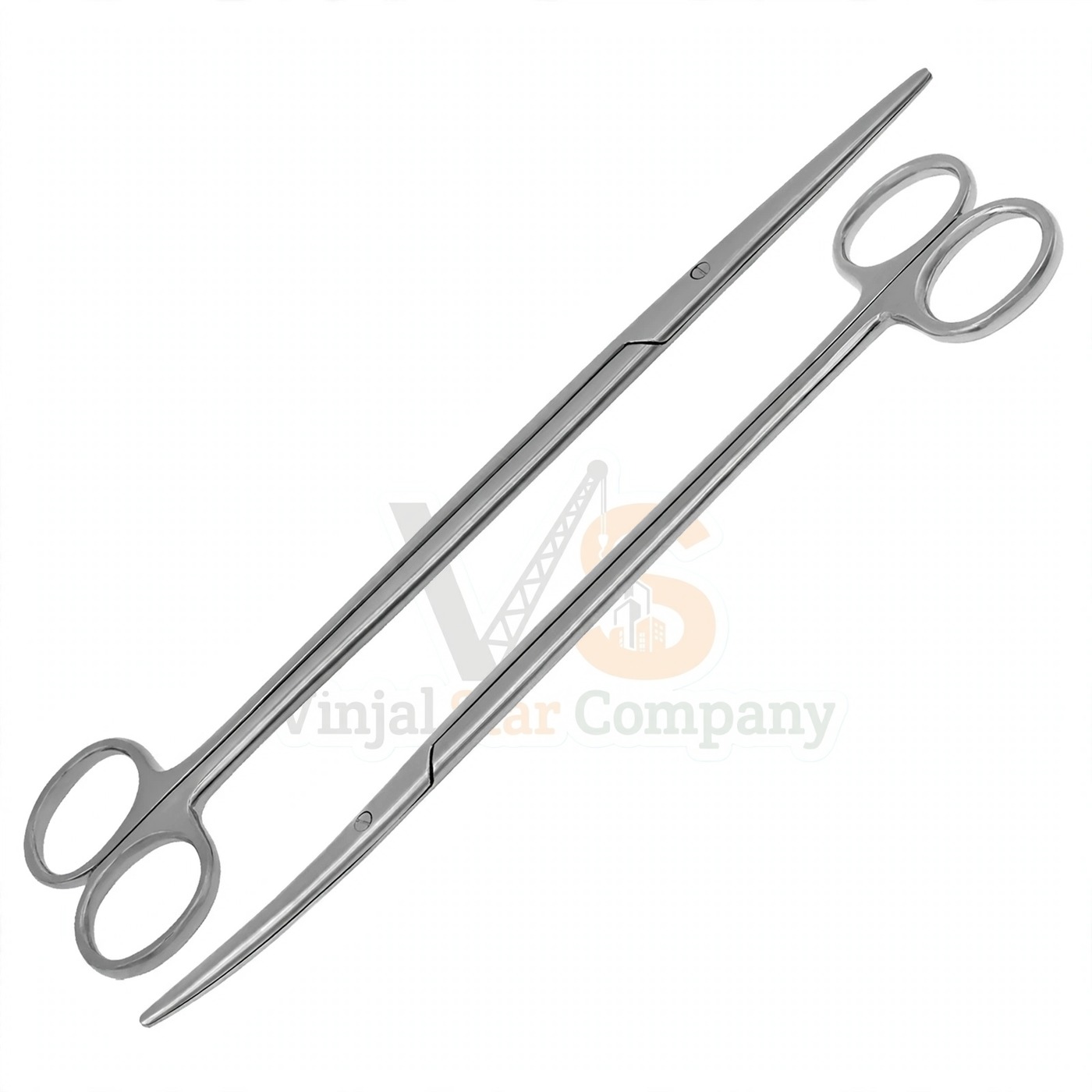 Vinjal Star - 1055 - Vinjal Star Company product photo 2 Metzenbaum Scissors 11 Straight Curved | Surgical Dissecting | VS Surgico - Image 1