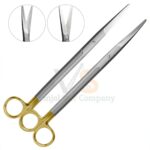 2 TC Mayo Scissors Set 11 Straight Curved | Surgical Dissecting | VS Surgico