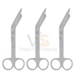 3 Pcs Lister Bandage Scissors 5 5 With Pocket Clip | Bandage Cutting | VS Surgico