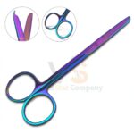 3 Pcs Rainbow Littauer Spencer Stitch Scissors 4 5 | Suture Removal | VS Surgico