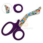 50 EMT Utility Scissors 7 25 Paper Coated Blades Purple | Trauma Cutting | VS Surgico