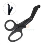 Full Black EMT Scissors 5 5 Paramedic Utility Bandage Shears | Trauma Cutting | VS Surgico