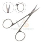 Iris Scissors 4 5 Straight Surgical Dental (2002) | Delicate Dissecting | VS Surgico