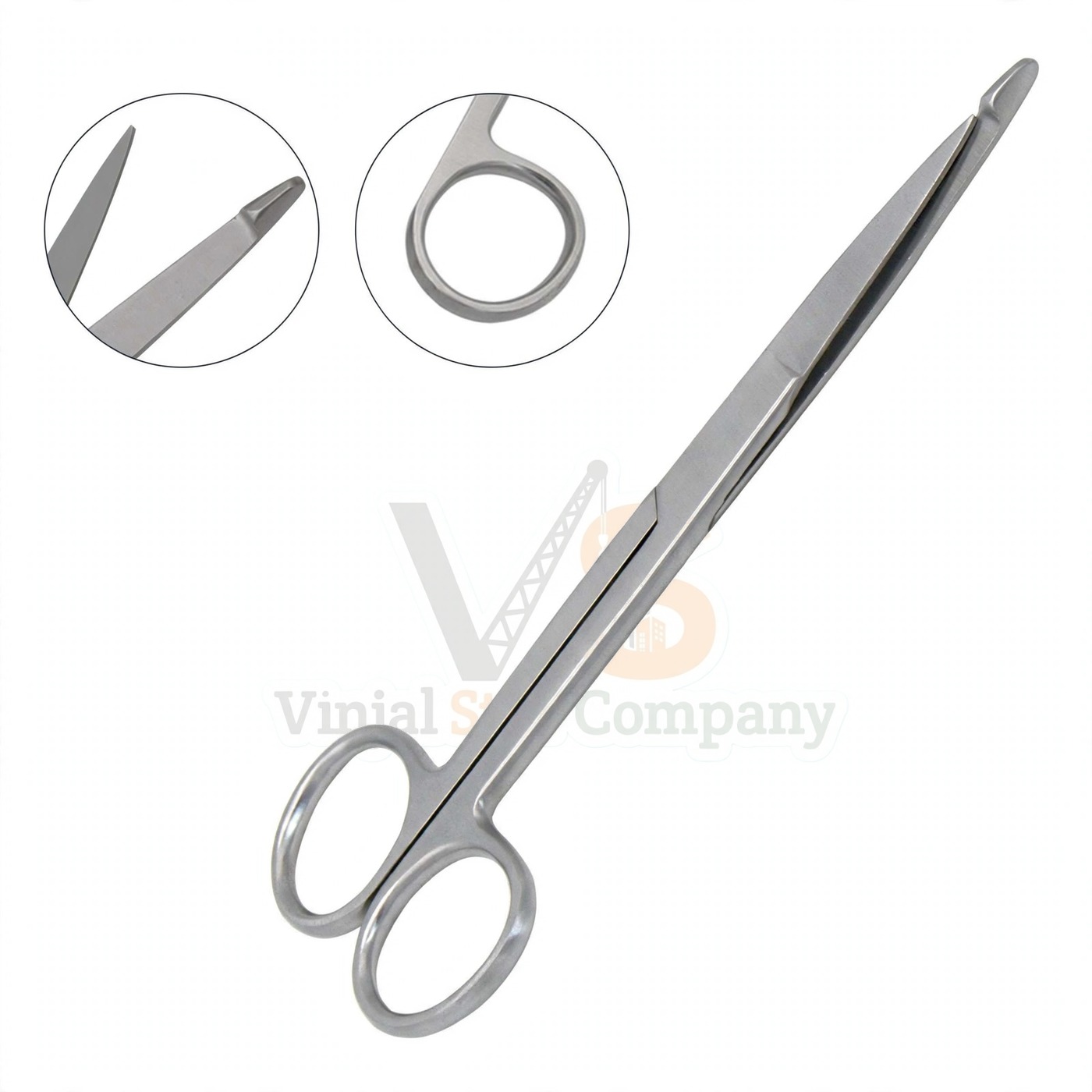 Vinjal Star - 1200 - Vinjal Star Company product photo Kelly Scissors Curved | Surgical Dissecting | VS Surgico - Image 1