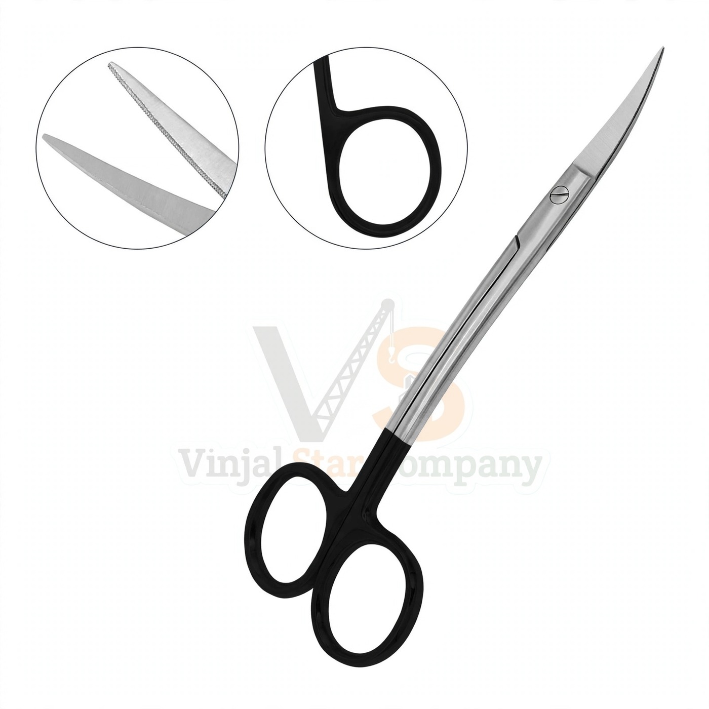 Vinjal Star - 1201 - Vinjal Star Company product photo Knowles Bandage Scissors Straight 5 5 14CM | Bandage Cutting | VS Surgico - Image 1